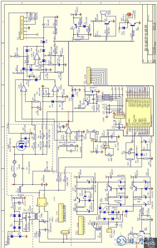 美的電磁爐電路圖大全（六款美的電磁爐電路設(shè)計原理圖詳解）