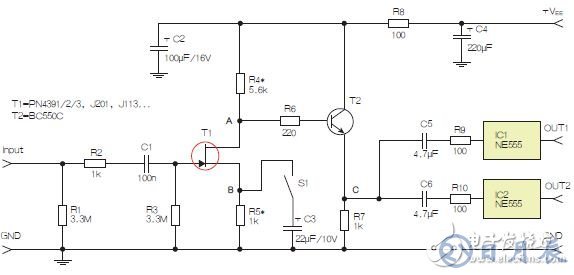 基于555定時(shí)器和D類(lèi)放大器的耳機(jī)音頻線(xiàn)路驅(qū)動(dòng)器設(shè)計(jì)